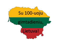 Sveikiname Lietuvą su gimtadieniu!