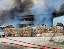 UAB „Ecoservice“ gaisro gesinimo metu į aplinką toksiškos nuotekos nepateko