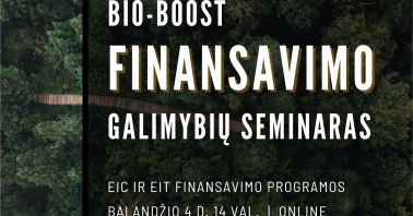 BIO-Boost finansavimo galimybių seminaras